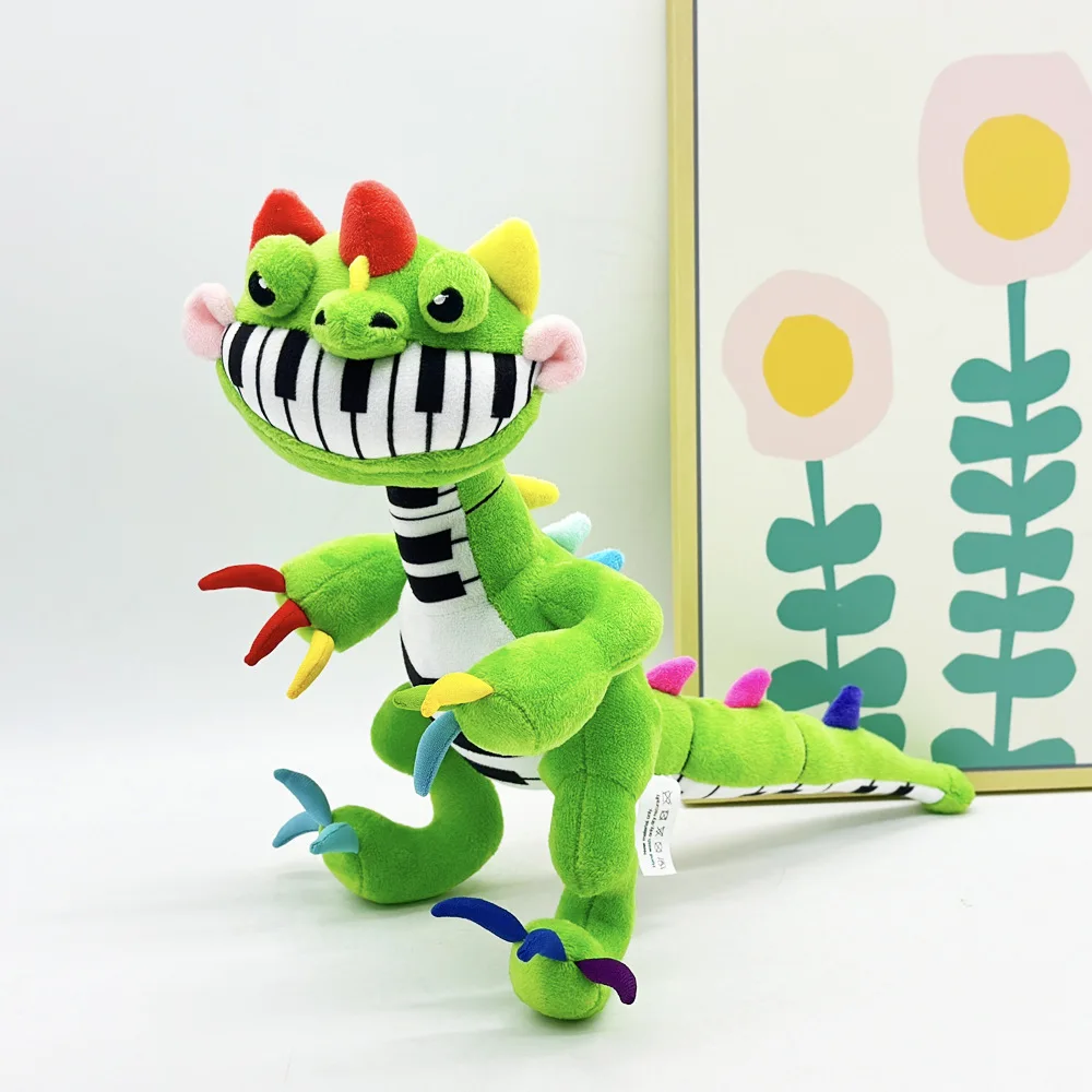 New Style Dinosaur Shape Pet Plush Toy Piano Saurus Plush Toy Pet Puppy Chew Toys 2