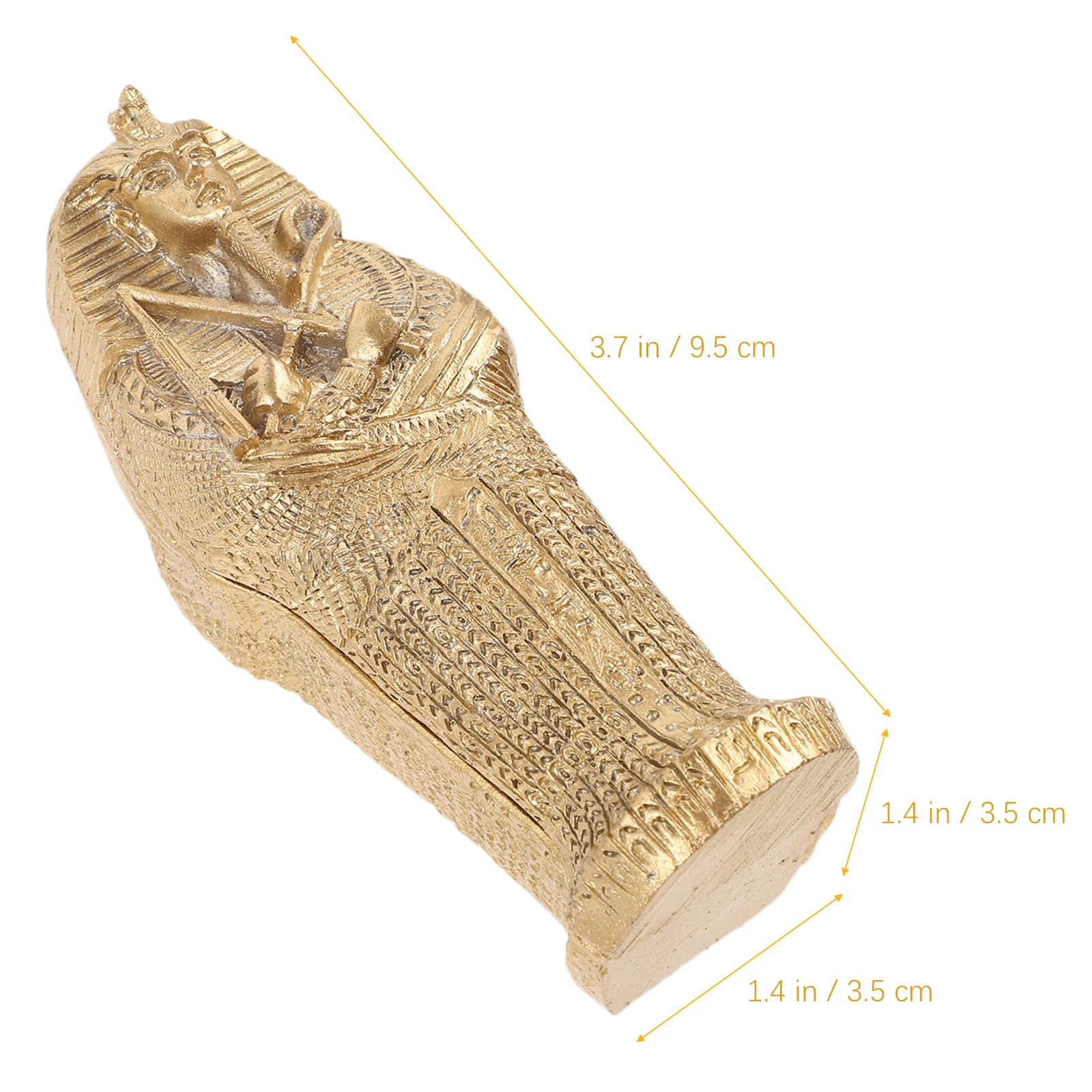Sarcophagus With Mummy Figurine Set Egyptian Pharaoh Tombstone Historical Sculpture Mummy Coffins Figurines - Image 4