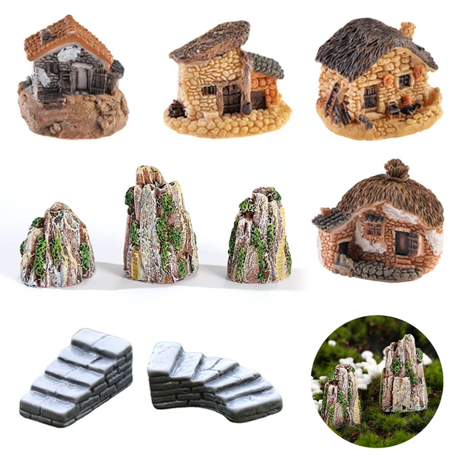 Acheter Mini tour d'étang rétro en résine, artisanat, décoration de jardin  féerique, Figurines, jouets miniatures, Terrarium Micro
