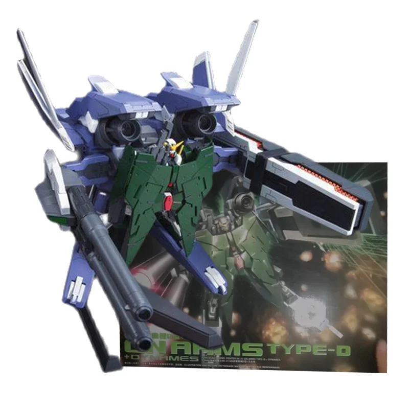 

Gaogao Gunpla Hg 1/144 Gn-002 Dynames with Gn Arms Type-D Assembly Model High Quality Collectible Anime Robot Kits Kids Gift