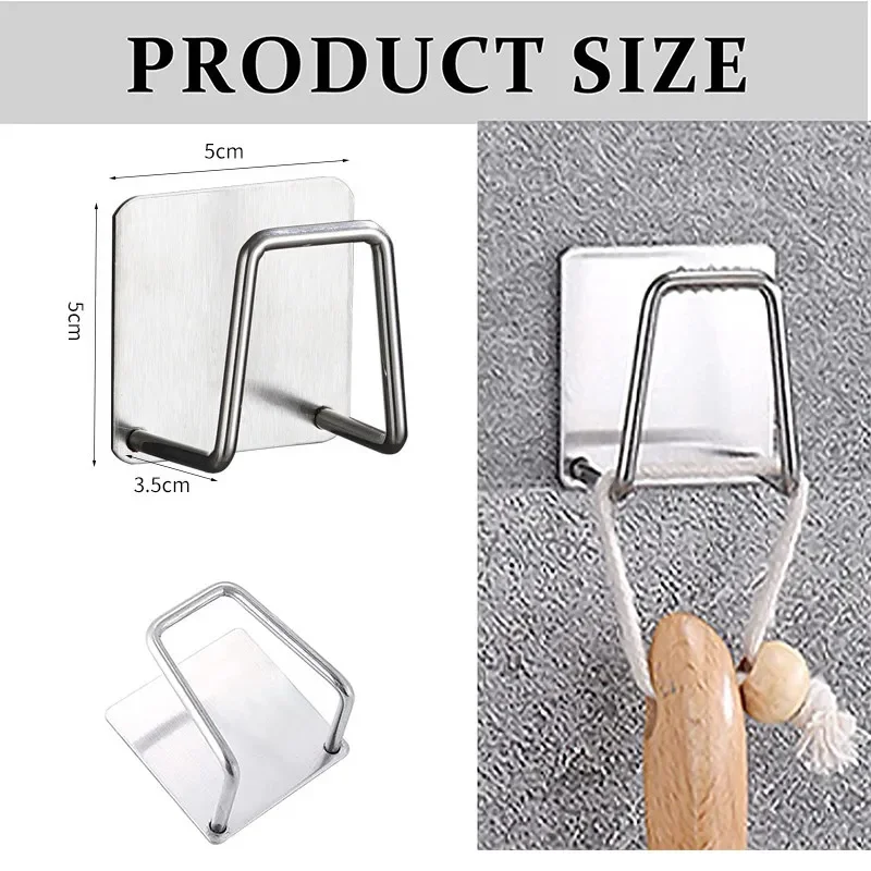 Stainless Steel Sink Tray Drainer Rack Kitchen Sink Sponge Holders Self Adhesive Hook Storage Holder Kitchen Wire Rag Organizer kitchen storage rack sink sponge rack dish drying rack sink sponge holder sink drain rack under sink storage rack kitchen drain basket under sink organizer