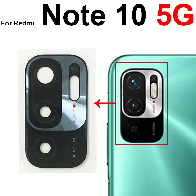 Premium Back Main Camera Glass Lens with Adhesive Sticker