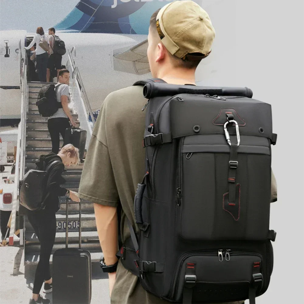 SWISS MILITARY 50L 78L Large Capacity Travel Backpack Luggage Sports Training Fitness Independent Shoes Storage Bag Laptop Bags 6