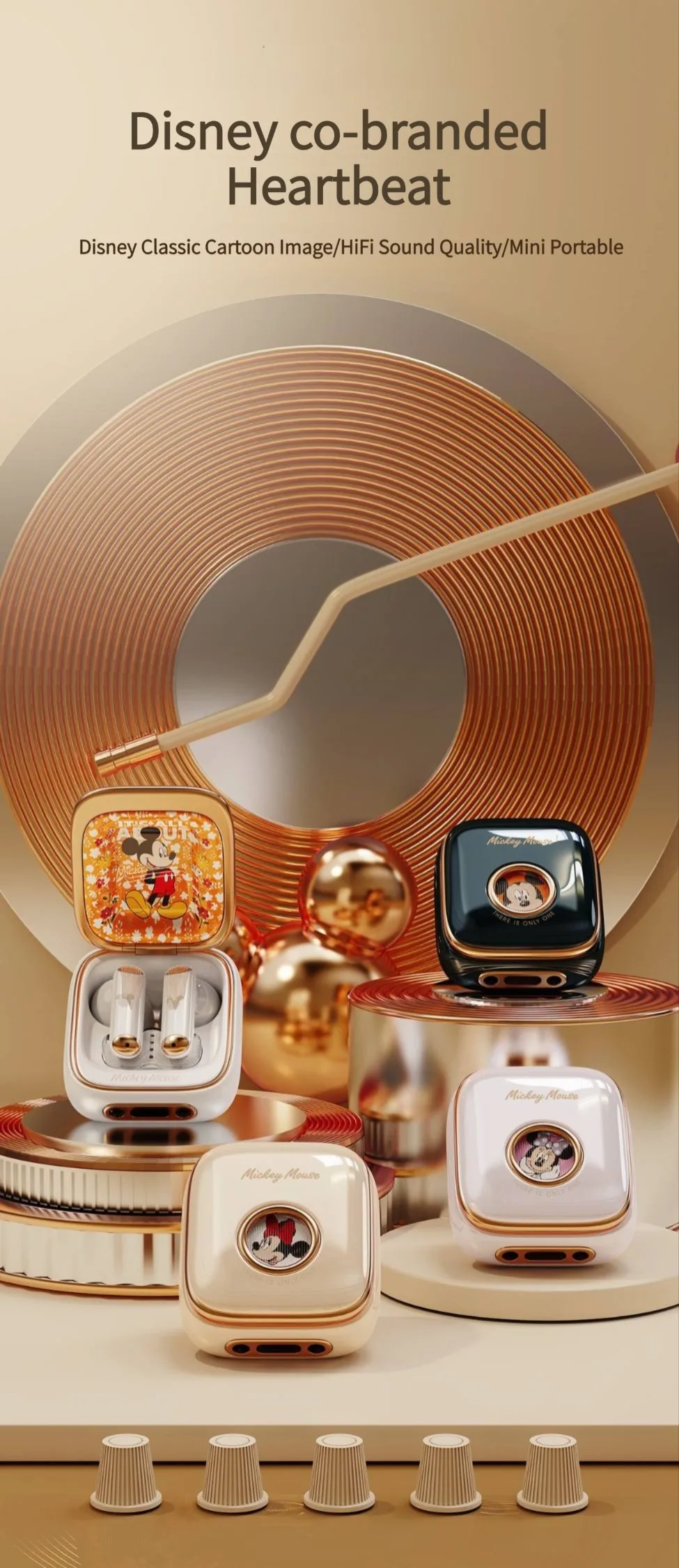 desenhos animados bonitos, som hifi, auriculares intra-auriculares,