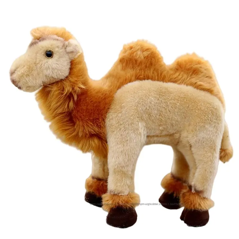 

30cm Simulation Desert Camel Plush Toys Kawaii Life Like Animal Doll Stuffed Soft Toy for Children Kids Birthday Gift Home Decor