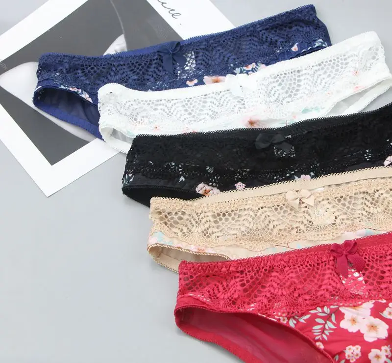 Damen Dessous Set Mit Blumenmuster Push Up Bh Und Slip Sexy_voghion.com
