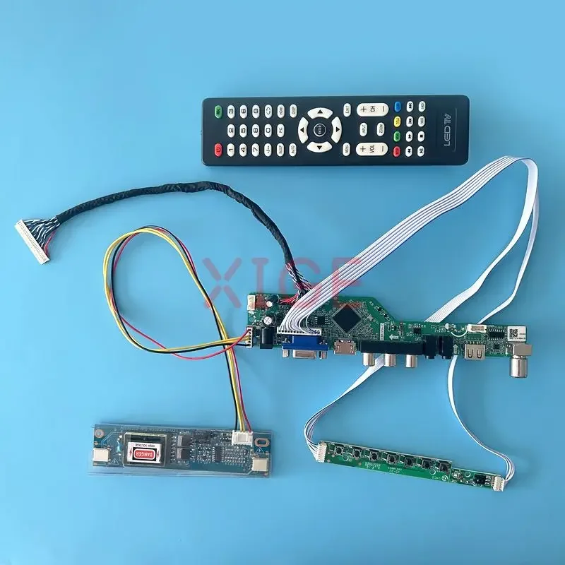 

Плата драйвера для ЖК-экрана LTM190BT03 M190A1 MT190AW02 M190PW01 1440*900 LVDS 30 Pin AV + USB + IR + VGA + HDMI