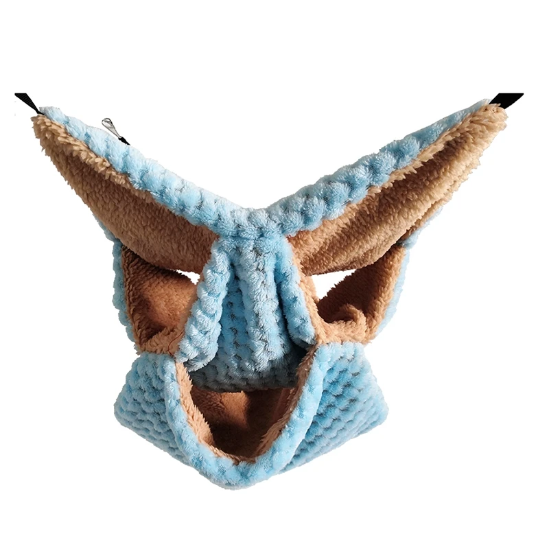 Amaca Per Piccoli Animali, Furetto Sugar Glider Tripla Gabbia Per Letto A Castello Warm Plush Hanging Hammock Bed Hideout Per Criceto