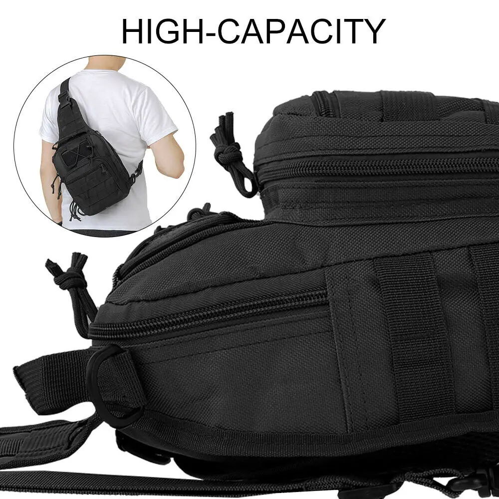 Crossbody Bag Military Waterproof Tactical Shoulder Small Chest Bag Men Outdoor Sports Cycling Camouflage Handbag 6