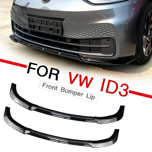 Für VW ID3 Frontschürze Lip Spoiler Schaufel ID 3 Glanz Schwarz