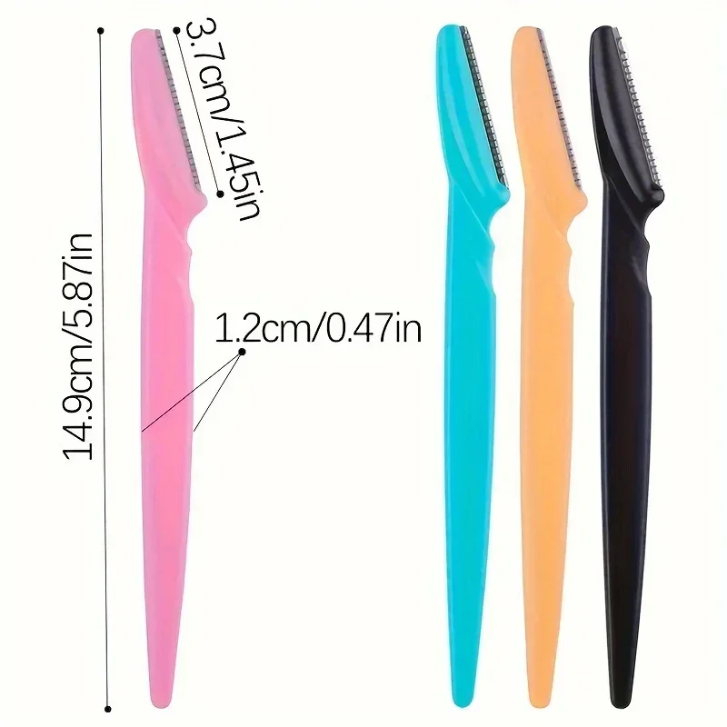 Multifunction Eyebrow Razor Kit Precise Trimming Shaping Facial Hair Removal Tool Easy Grip Handle eyebrow trimmer set eyebrow razor set eyebrow razor eyebrow trimmer 3/5/6/12/24Pcs