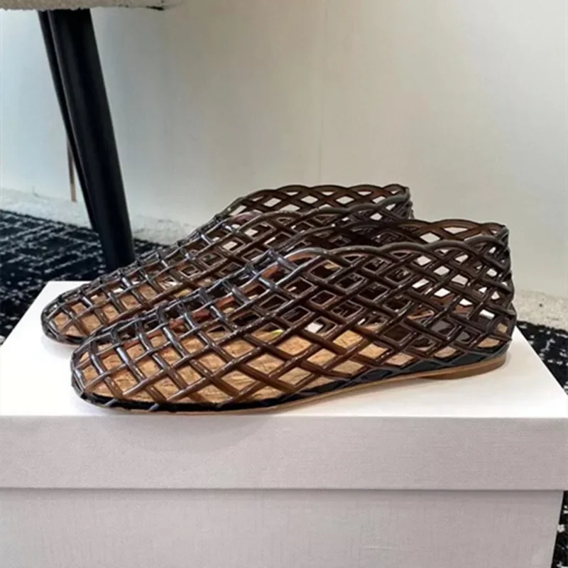 Women Sandals Women Flats Comfortable Sandals Mesh Hole Summer