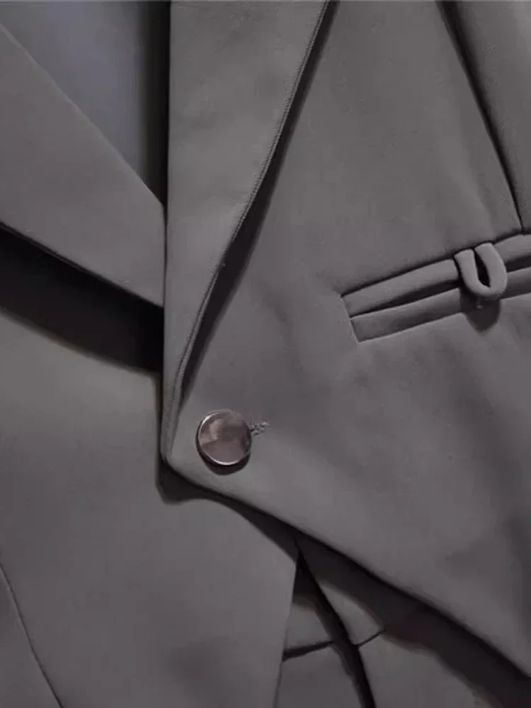 2024 New Office Lady Jumpsuit Women Spring Autumn High Waist Suit Jumpsuits Combinaison Femme Elegant Overalls