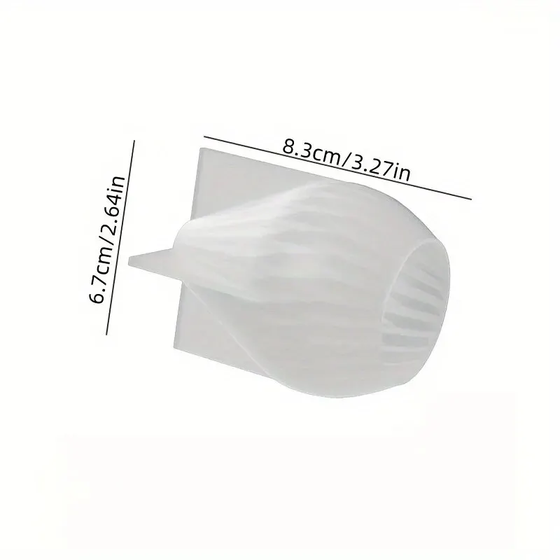 Spiral Stripe Silicone Mold for DIY Crafts and Casting