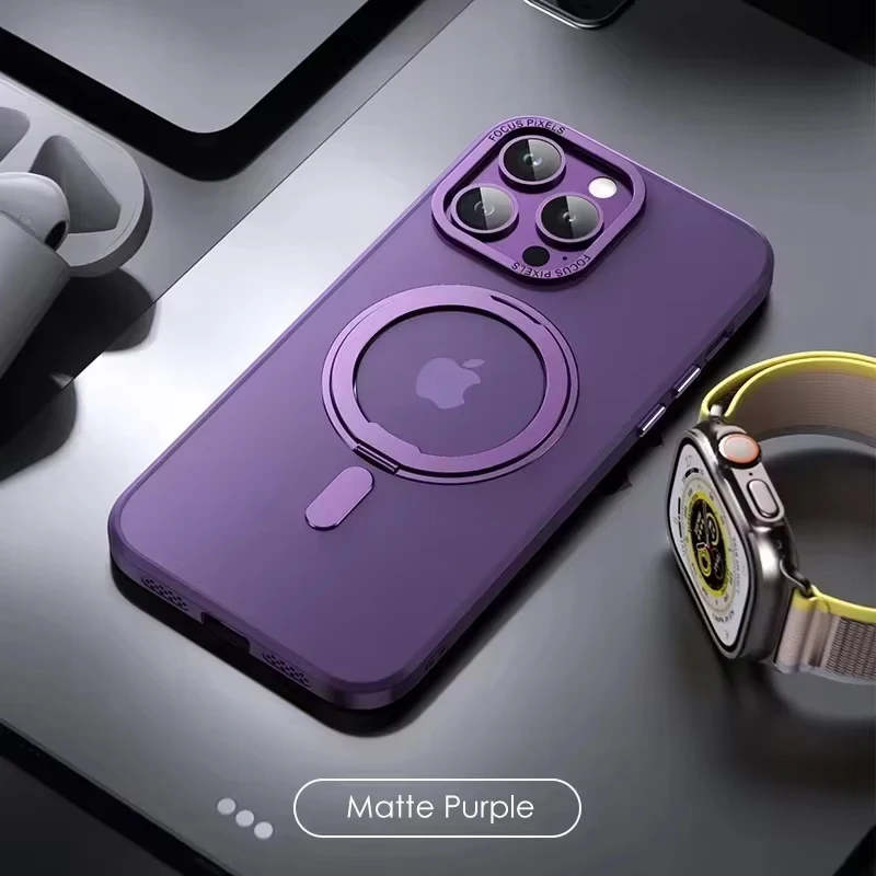ตัวเลือกสินค้า เคสแม่เหล็กหมุนได้ 360 องศา สำหรับ iPhone 12-17 Pro Max