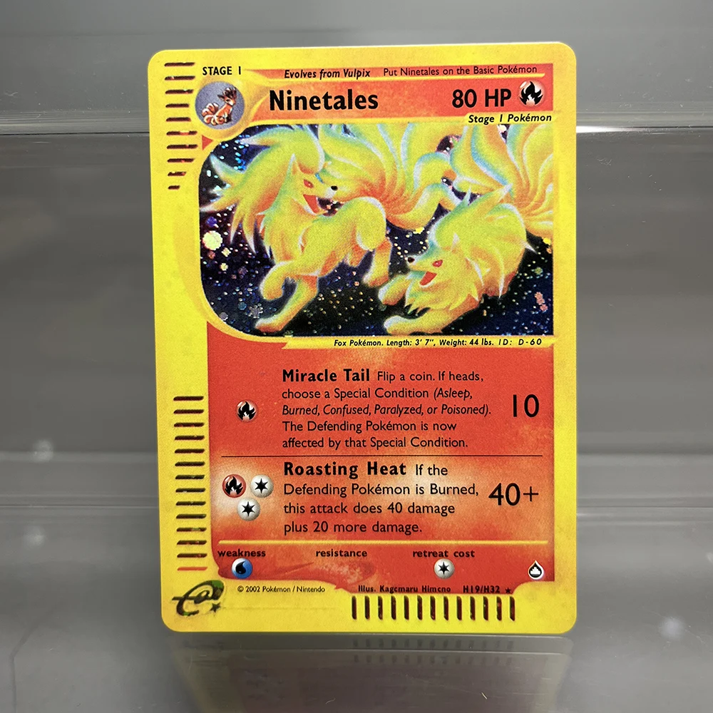 PKM-Karten Tyranitar Gengar Nidoking Einzelfolienkarten Aquapolis Espeon Hypno Classic Game Collection Cards PTCG Proxy Cards – Detail 17