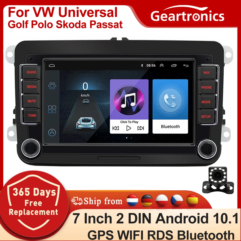 Autoradio Android 10.0 GPS <br/> pour Skoda Patrick 2004-2008
