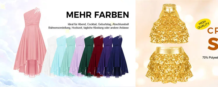 IMEKIS Bloemenmeisjesjurk, chiffon, prinsessenjurk, bruiloft, bruidsmeisje, feestjurk, baljurk, A-lijn, plissé, verjaardag, formele lange galajurk, lila, 9-10 Jaren