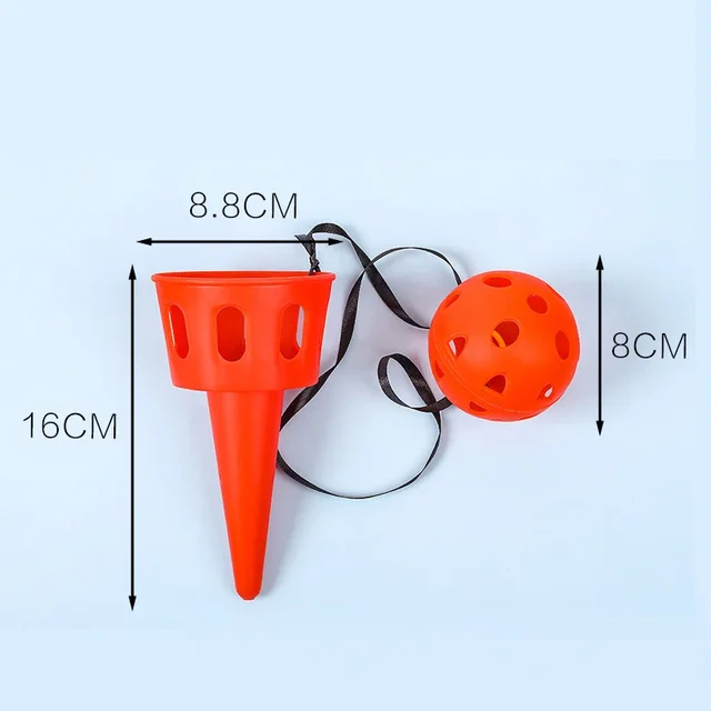 Receiving Ball Sensor TrainerThrowing Catching Game Set Outdoor Toy Catching Set Children's Hand Eye Coordination Training 6