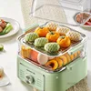 Joyoung Electric Steamer 1000W Fast Heating Steaming Cooker 60 Minutes Timing 10L Capacity For Home Kitchen 3