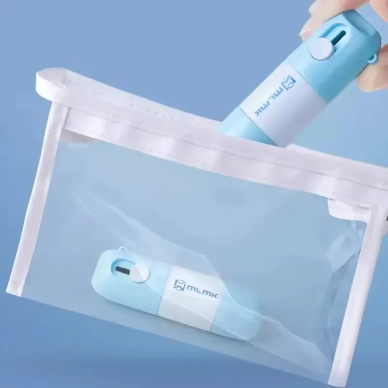 열감지지 수정액 주소 정보 차단 지우개, 접이식 칼 포함, 택배 상자 개봉기, 도난 방지 신분 정보 보호