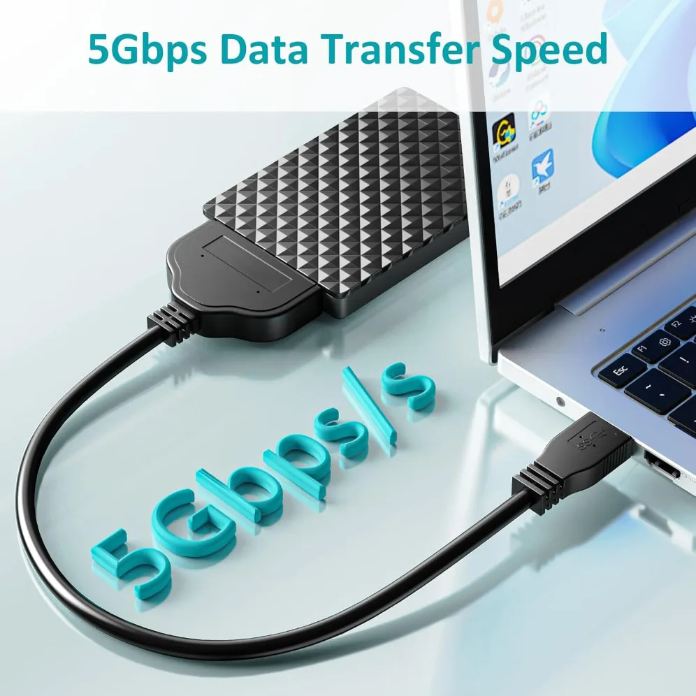 USB SATA Cable USB 3.0 To Sata Cable For 2.5 Inch External HDD SSD Hard Drive Ad