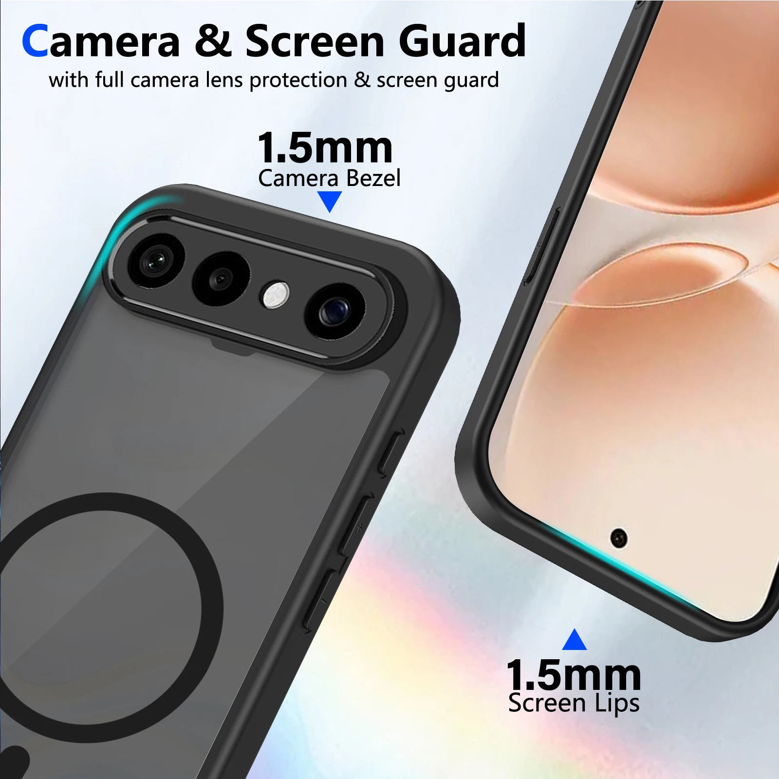 Luxury Matte Translucent Case with Magsafe Wireless Charging Compatibility
