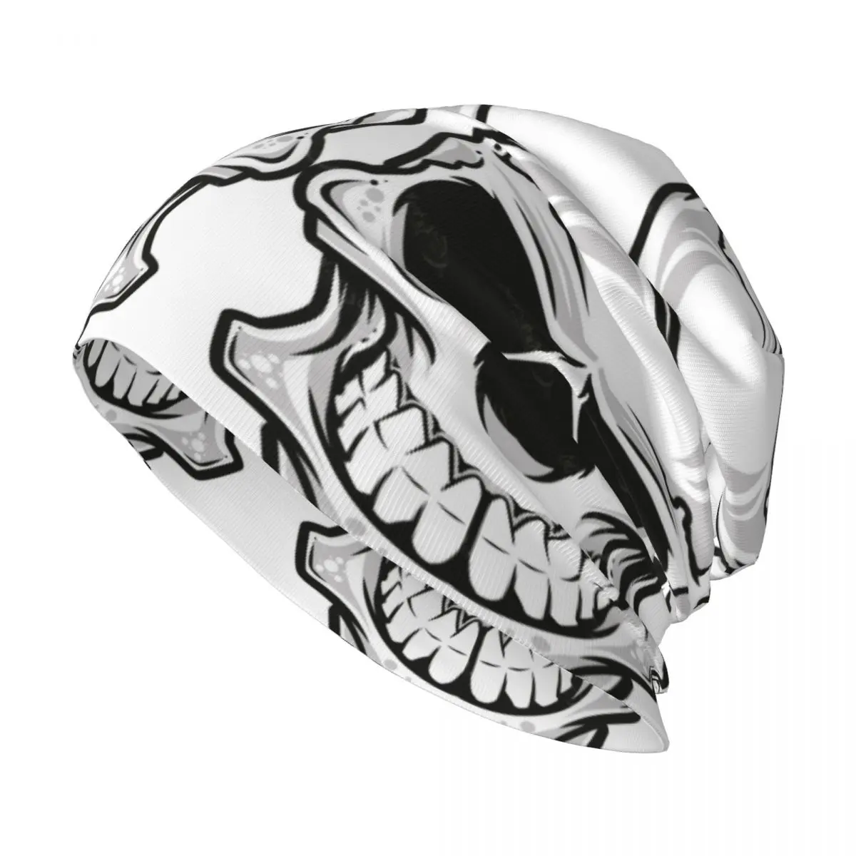 

Skeleton With A Simple Pen Unisex locomotive Beanies Hat For Men And Women Outdoor Hat