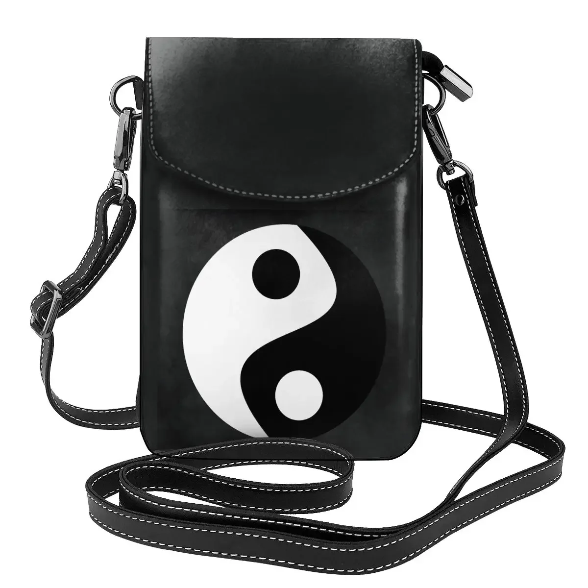 

Yin Yang Shoulder Bag Gift Stylish Bag Leather Streetwear Woman Purse