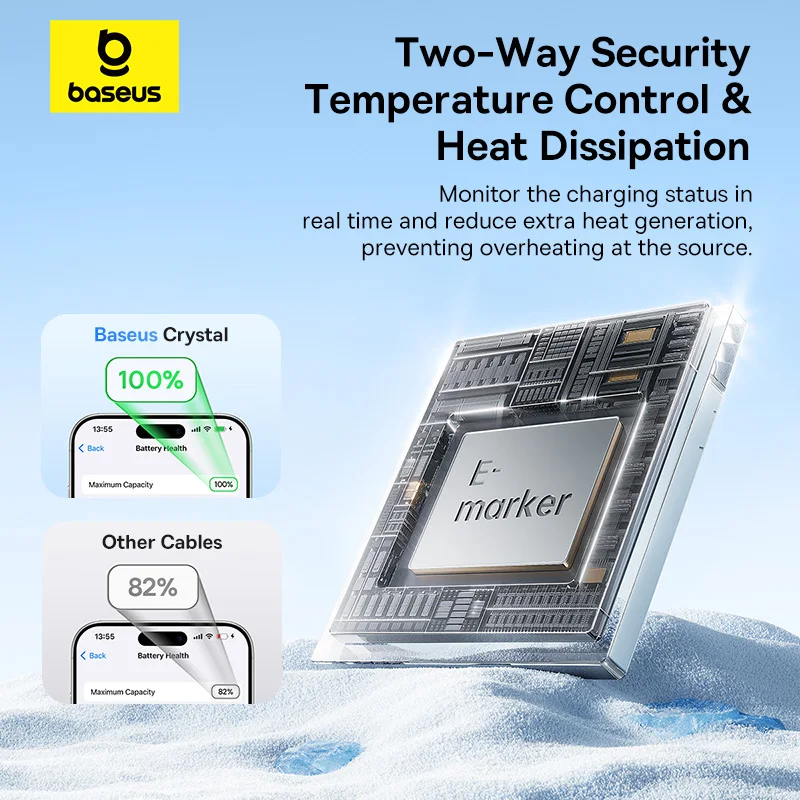 Baseus 100W USB Cable For iPhone 16 15 Pro Max USB Cable Type C For Macbook Pro Fast Charging Data Wire For Xiaomi Samsung