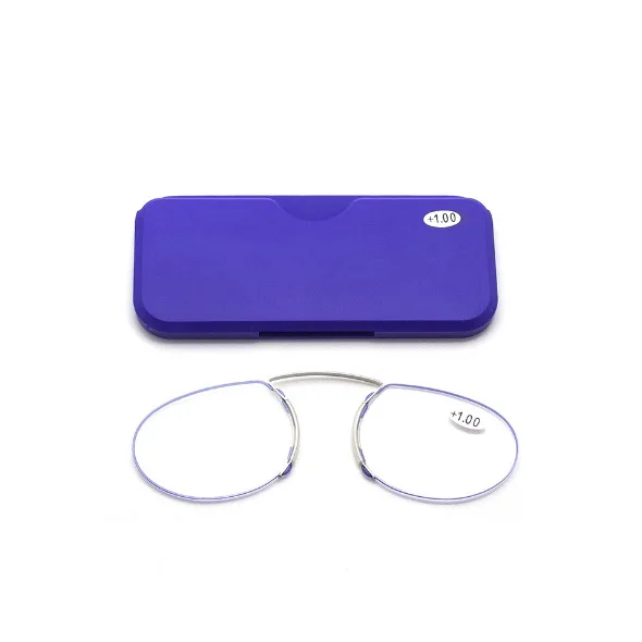 Rimless Nose Clip On Reading Glasses Mini Portable Legless Lazy Glasses Men Women Presbyopic Magnifying +1.0-+3.0