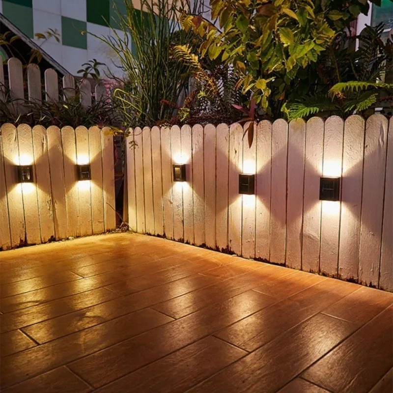 Description Picture 6 of item1~18PCs Solar Light Waterproof Wall Solar LED Light for Outdoor Lighting Street Lamp Home Balcony Porch Yard Decoration