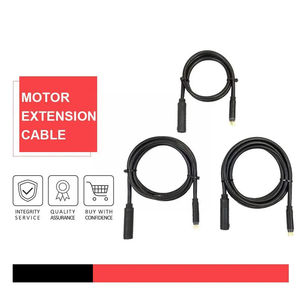 9 Pin EBike Motor Extension Cable Connector Female Power Adapter Wire Accessory