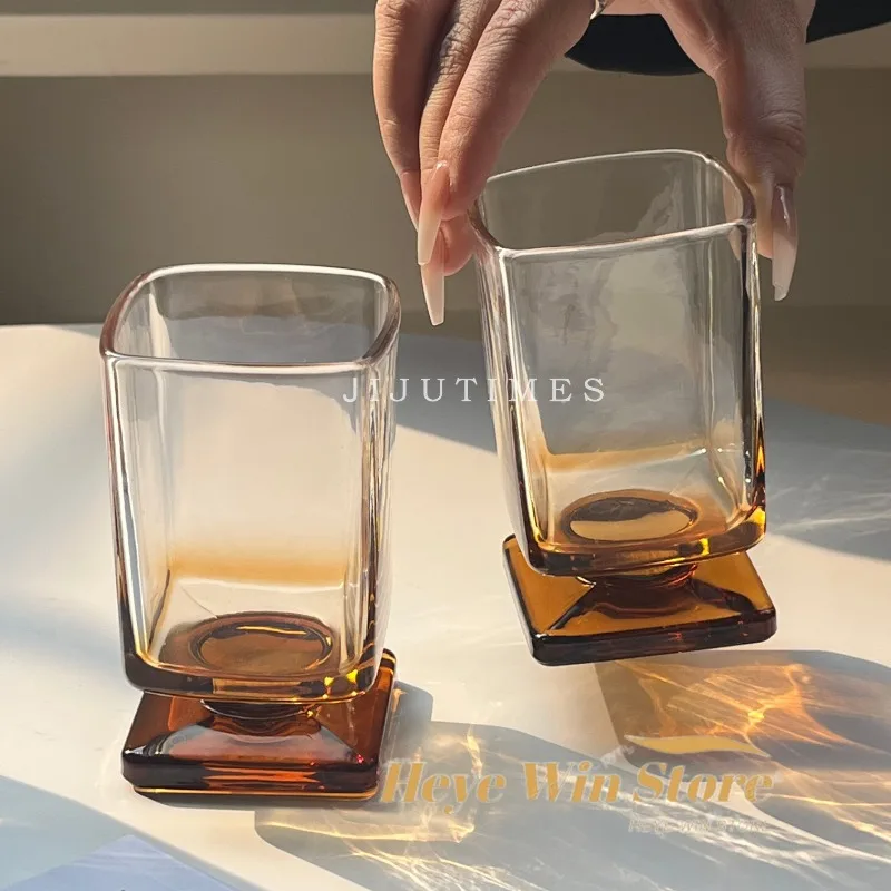 Gradient Square Whiskey Glass 2