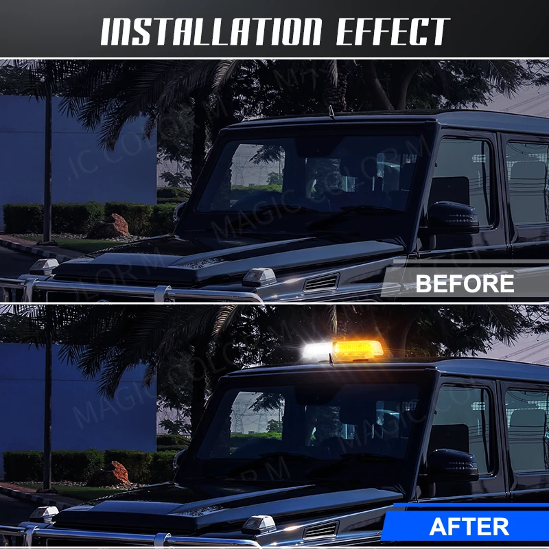 72SMD Car LED Strobe Roof Lights Becaon Police Emergency Magnetic Warning Lamp Vehicle Ambulance Red Blue Yellow White 12V 24V