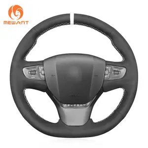 Funda de cuero para volante de coche, cosida a mano, envoltura de dirección  personalizada, para Peugeot, Fiat, Scudo, 2006-2016, Expert Partner,  2006-2018 - AliExpress