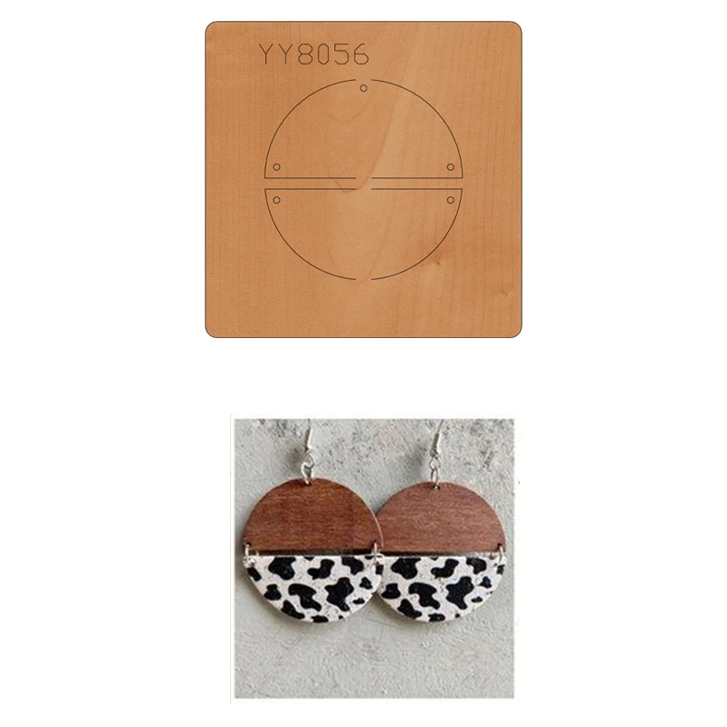 

Earring mold knife model YY8056 is suitable for all cutting machines on the market die cuts cutting dies 2023 new
