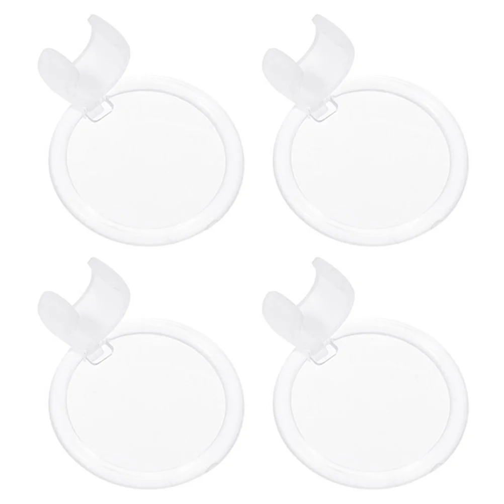 

4 Pcs Penholder Magnifying Glass Mirror DIY Painting Manicure Embroidery Folding Lens Rhinestone Sticky