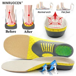 EVA Upgrade Flat Foot Health Orthopedic Insoles For Plantar fasciitis Feet Care Arch Support Shoes Sole Pad Insert Unisex