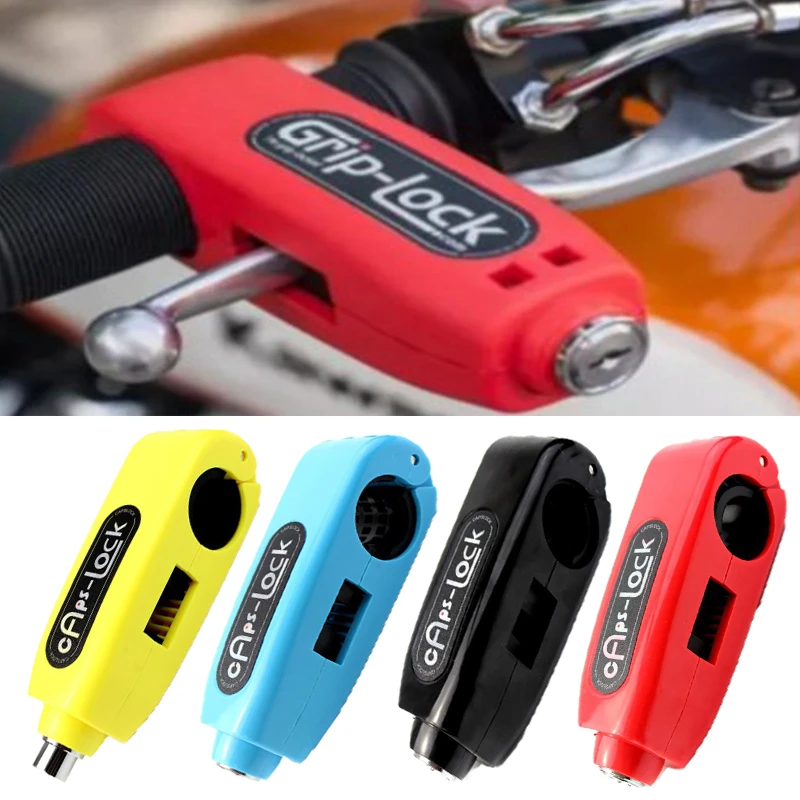 Motorcycle Scooter Security Handlebar Grip Lock | Moto Scooter Brake ...