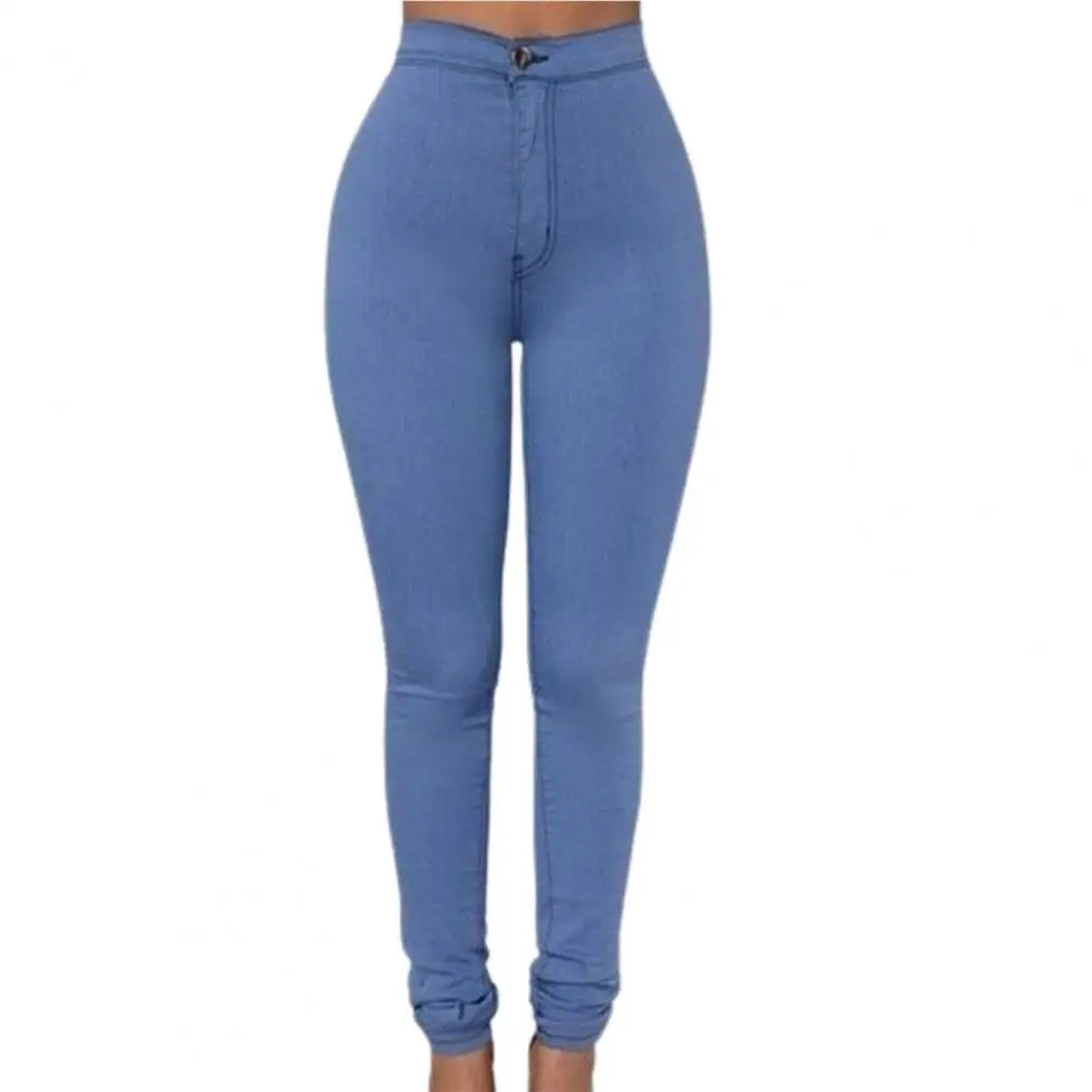 

2023 New Colors High Waist Slim Fit For Women Fashion Stretch Skinny Denim Pencil Pants Casual Female Trousers M-3XL