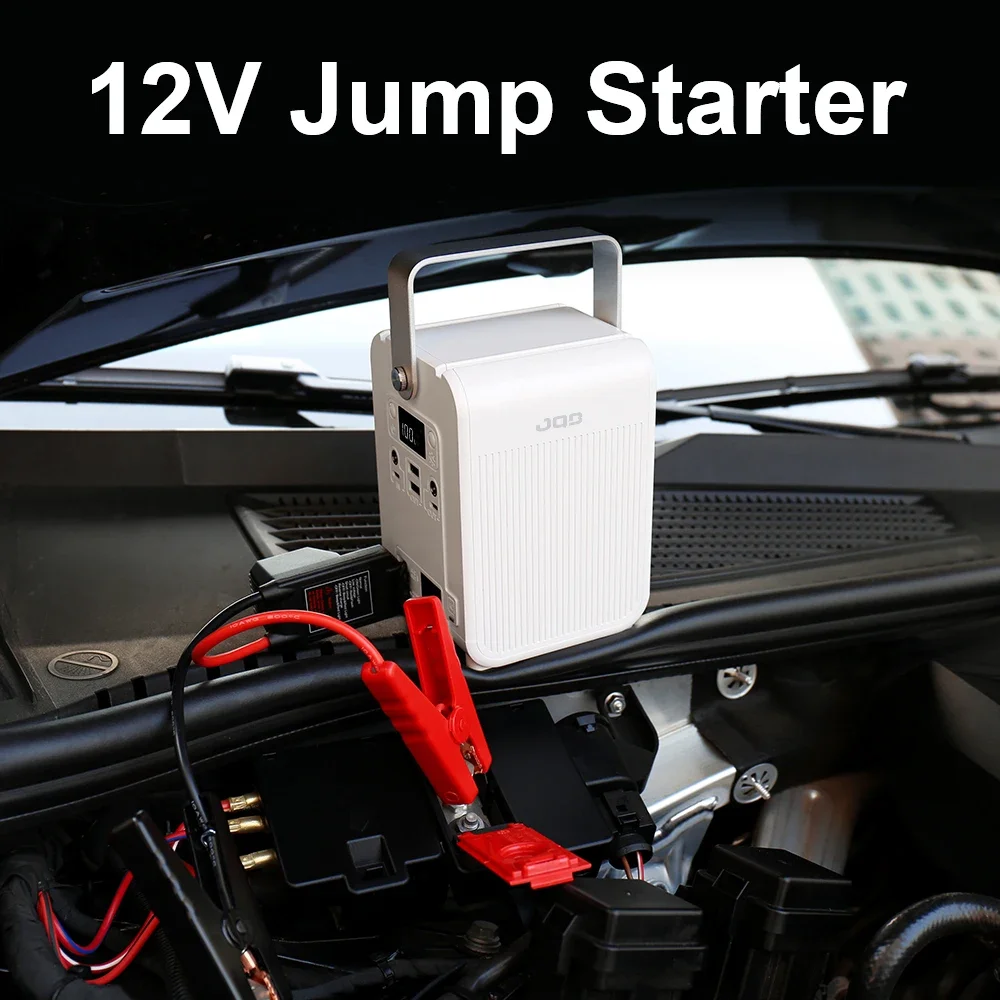 100W Portable Power Station 27000mAh 99.9Wh Jump Starter Camping Power Bank Charger Car Booster Outdoor Starting Device