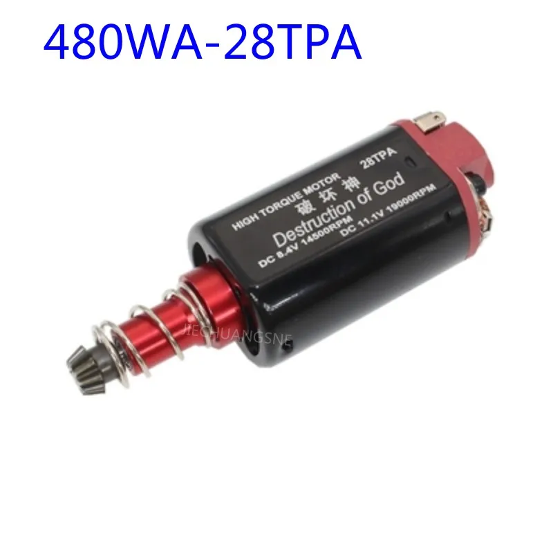 

480WA-28TPA Nd-Fe-B Motor 11.1V 19000rpm High Torque Long Shaft Motor