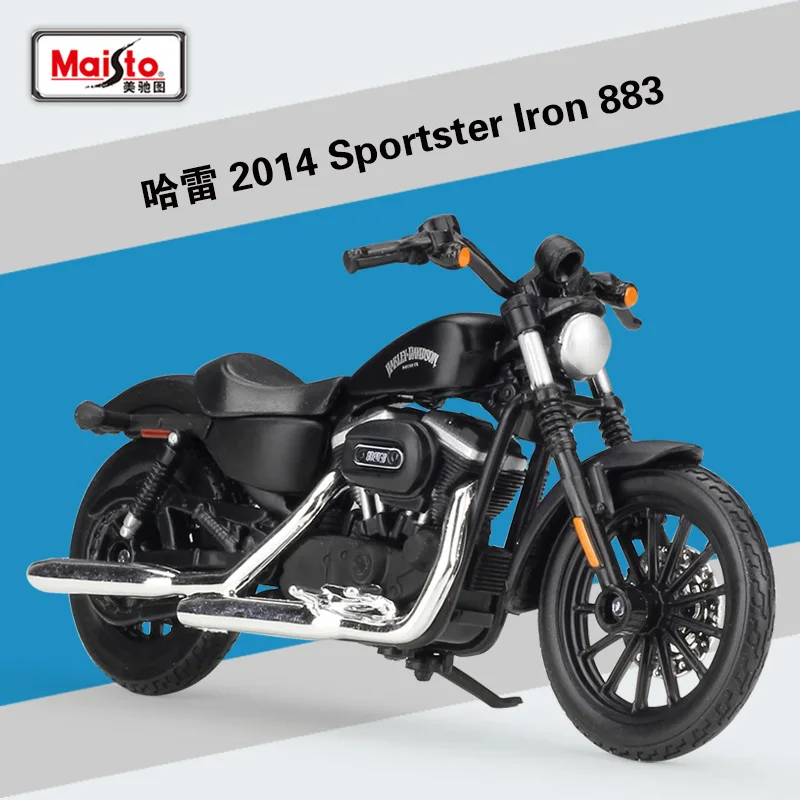 Maisto 1:18 Harley Davidson Sportster Iron 883 Alloy Classic