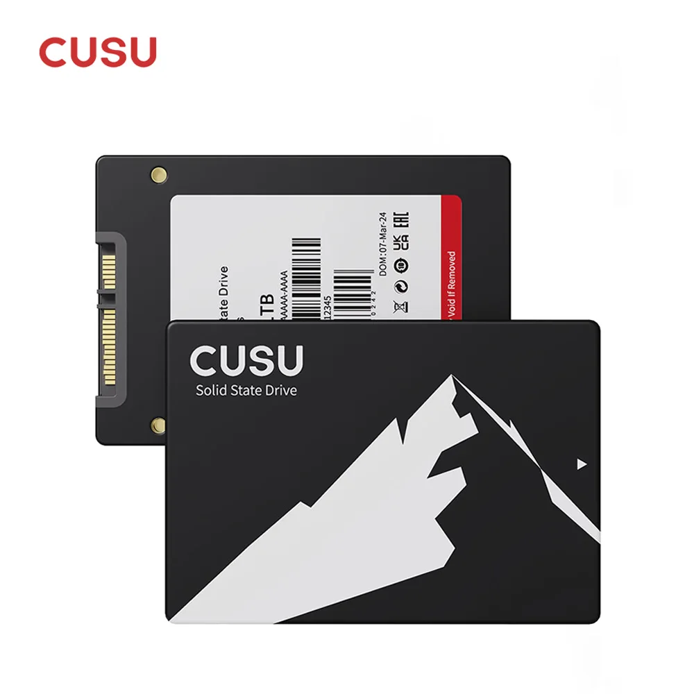 Disco duro SSD Cusu SSD de 512 GB, SATA SSD de 2,5 pulgadas, SATA3 de 128 GB, 256 GB, 1 TB, 2 TB, unidad de estado sólido para PC, computadora portátil
