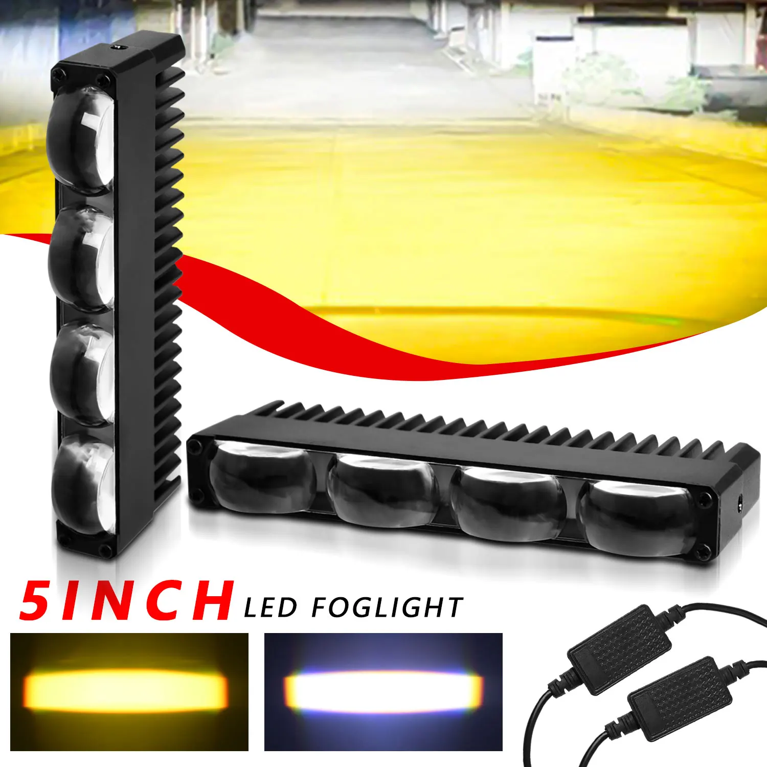 4/5/6inch Auto Work Light Bar Explorer Super Brighter Lamp Driving Lights Motorc