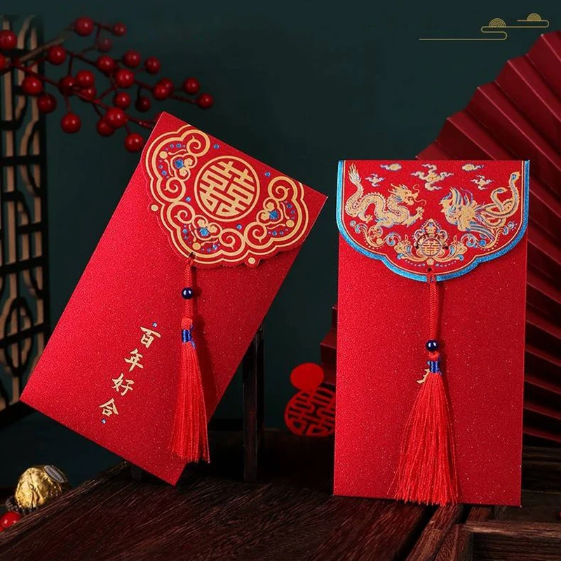 Creative Red Envelopes Birthday  Chinese Wedding Red Envelope