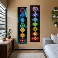Colorful Mandala Chakra Tapestry Wall Decoration Hippie Bohemian Chakra Starry Sky Wall Hanging For Yoga Meditation Home Decor - Image 2