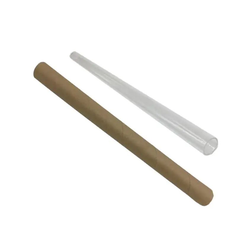 Tubo de Vidro de Quartzo para Esterilizador uv Manga de Quartzo Diâmetro Exterior 23 mm Comprimento 355 mm 16w