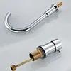 Deck Mount Bathroom Bathtub Faucet Set with Handheld Shower Tub Faucet Hot and Cold Water Mixer Bath Faucet Gold Bathtub Tap 4